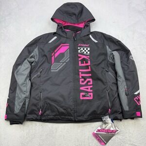 Castle X Jacket Womens 2W 2XL Black Pink NEW Snowmobile Strike G5 Waterproof